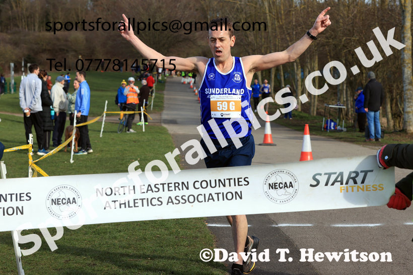 Masters Men Over-35s to 49s, 2026 NECAA Royal Signals Road Relays, Hetton Lyons Country Park, Hetton le Hole. Photo: David T. Hewitson/Sports for All Pics